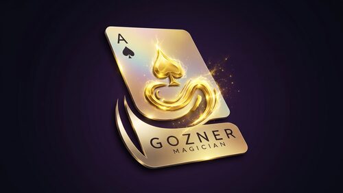 Gozner magician gold ace of spades logo
